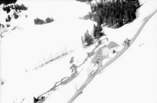 Schönwald: Hof im Schnee, Katzensteigtal