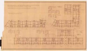 Siedlung Attilahöhe, Berlin-Tempelhof: Grundriss 1. und 2.OG