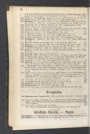Geistliche Fürsten - Päpste
