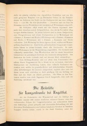 Die Heilstätte für Lungenkranke bei Engelthal.