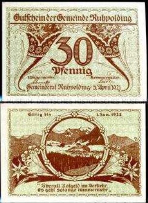 Ruhpolding 30 Pfennig