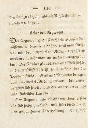 Ueber den Argwohn