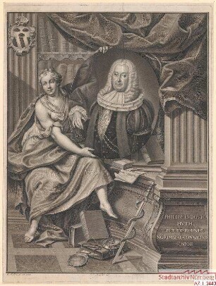 Philipp Ludwig Huth, Jurisconsultus und ältester Ratskonsulent; geb. 8. November 1696; gest. 2. August 1752