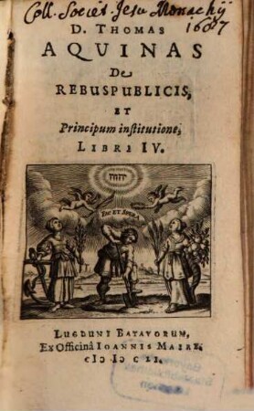De rebuspublicis et principum institutione : libri IV