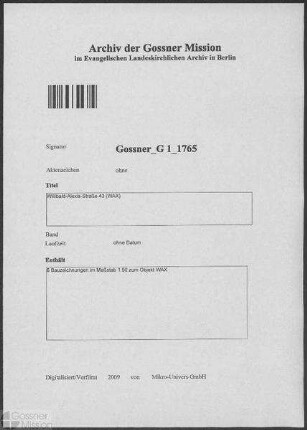 Willibald-Alexis-Straße 43 (WAX)