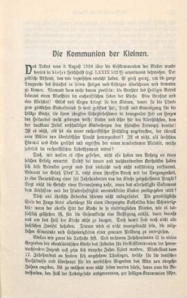 11-19 Die Kommunion der Kleinen