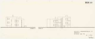 Wohnhaus Bismarckstraße 57, Berlin-Wannsee: Ansichten von NW und SW, 1:100