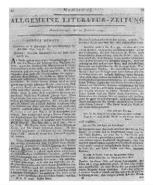 Poetische Blumenlese aufs Jahr 1797. Göttingen: Dieterich 1797