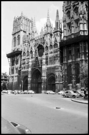 Rouen: Kathedrale, Notre-Dame, von Südwesten