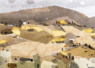 Im November bei San Gimignano