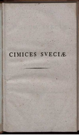 Monographia Cimicum Sueciae
