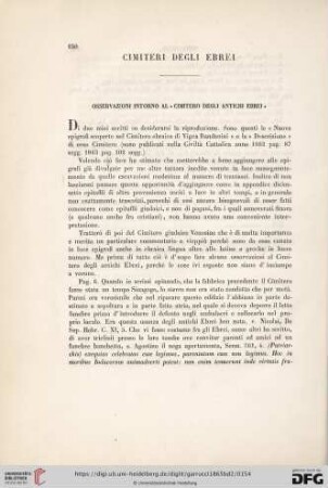 Cimiteri Degli Ebrei