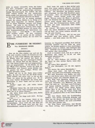 11: Eine Fussreise im Herbst, [2] : Schluß