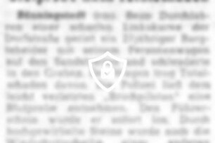 Blutprobe nach Totalschaden