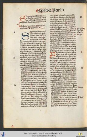 Epistola secunda beati Petri apostoli