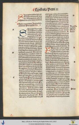 Epistola secunda beati Petri apostoli