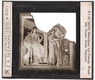 Schmückung zum Festzug, Wandbild. Neapel, Museo Nazionale (Seestern-Nr. 60137)