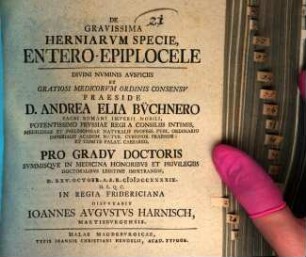 De gravissima herniarum specie, entero-epiplocele