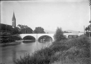 Kocherbrücke Gaildorf Ansicht vom August 1926