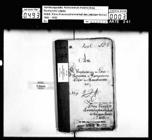 Verpflichtung der Lohnbedienten, Marqueure, Küper (Böttcher) und Hausknechte