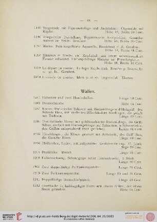 Waffen (Nr. 1201-1290)