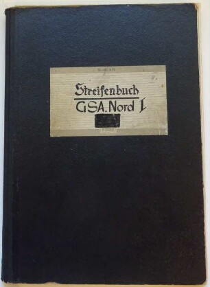 Streifenbuch BGS GSA Nord I, Bodenteich v. 12.01.1953