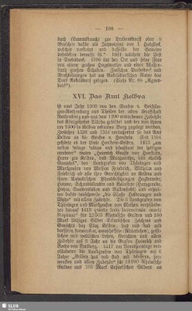 XVI. Das Amt Kelbra