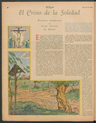 El cristo de la soledad : Romance pampeano