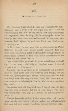 XXX. De residentie Samarang