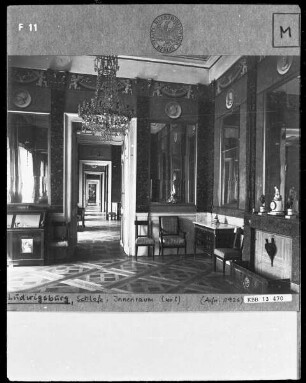 Residenzschloss Ludwigsburg — Neues Corps de logis — Appartement Königin Charlotte Mathildes — Arbeitszimmer & Raum 151
