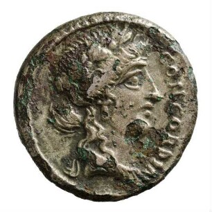 Münze, Denar (ANT), 52 v. Chr.