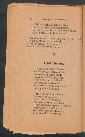 Las flores