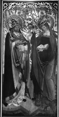 Darstellungen der Heiligen Dorothea, des heiligen Veit, des heiligen Fabian und der Heiligen Margareta