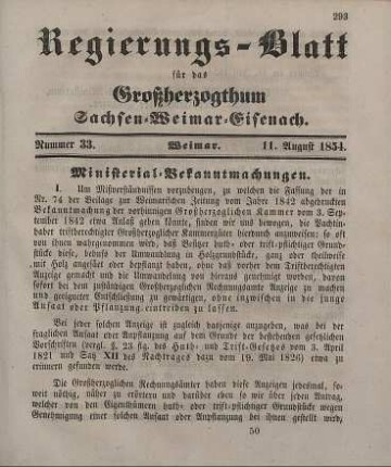 Nr. 33 : 11. August 1854