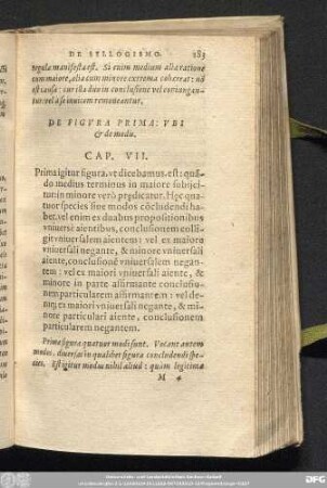 De Figura Prima: Ubi & de modis. Cap. VII.
