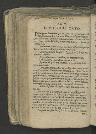 XXIV. M. Porcius Cato