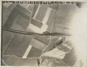 Güterzug nördlich Petershausen - in Richtung Dachau fahrend (1500 m)