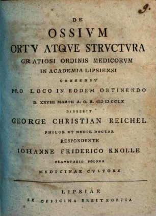 De ossium ortu atque structura