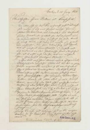 Brief von Joseph Rothneder an Joseph Heller