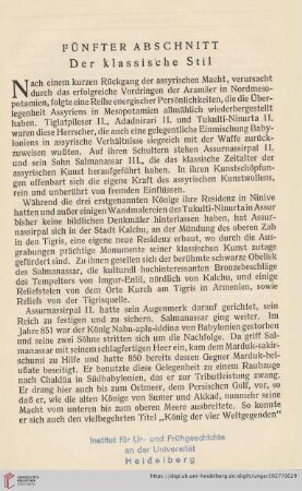 Der klassische Stil