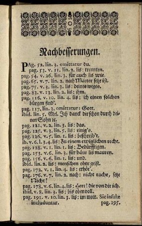 Nachbesserungen.