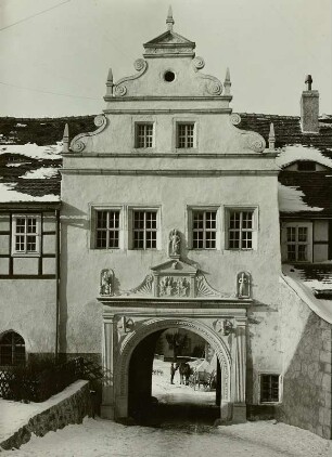 Lauenstein, Torhaus des Schlosses am Marktplatz