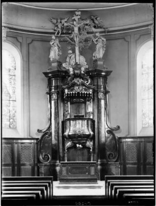 Willstätt Barockkirche Barockkanzel