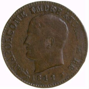 Münze, Centesimo, 1811