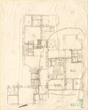 Fischer, Theodor; Nürnberg; Haus Adelsberger - Grundriss