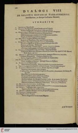 Dialogus VIII
