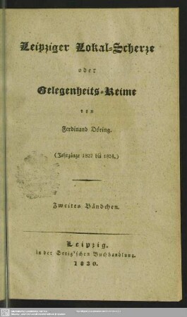 2: Jahrgänge 1822 - 1824