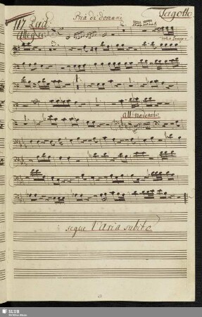 117. Recitativo: Pria di domani / Sacchini, A.