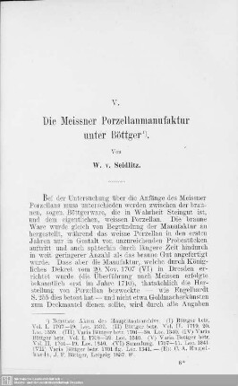 V. Die Meissner Porzellanmanufaktur unter Böttger