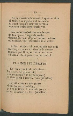 El amor i el desafío